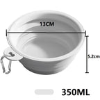 350ML Folding Dog Dish Collapsible Pet Bowl Water for Dog Drinking Bowl Cat Water Bowl Drinking Fountains for Dogs
